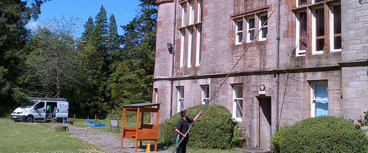 Reach and Wash Glasgow | Cladding Facias Cleaning | High Rise Cleaning